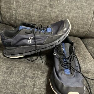 DC Men's Black and Blue Athletic Shoes